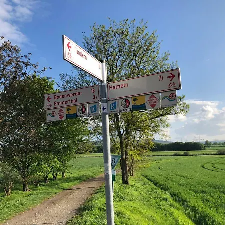 Ferienwohnung Hameln direkt am Weserradweg Hamelin Exterior foto